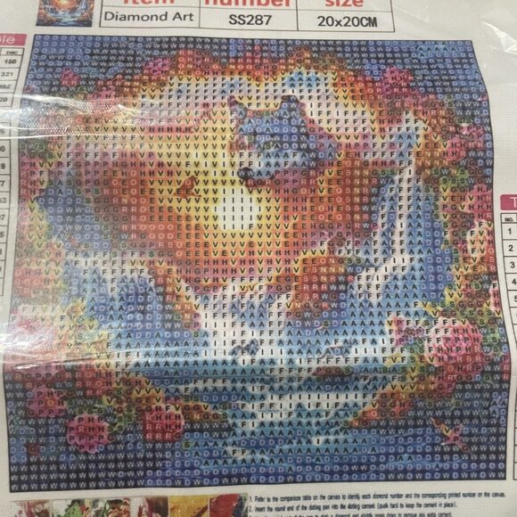 Wolf Waterfall diamond painting - Picture 2 of 3